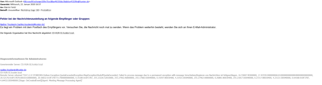 Exchange server remote server returned 554 5 2 0 andi s it blog